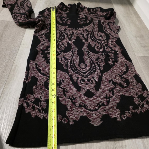 Free People Black and Pink Patterned Tunic - Picture 8 of 11